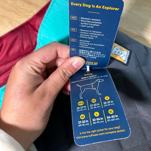 SOLD Ruffwear Stumptown Dog Jacket Sz L NWT - Picture 4 of 6